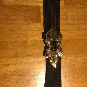 Gold Leaf Stretch Belt